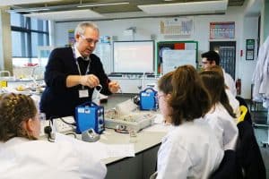 Students participating in STEM Masterclass Day