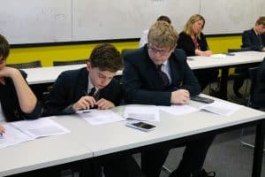 Students participating in STEM Masterclass Day