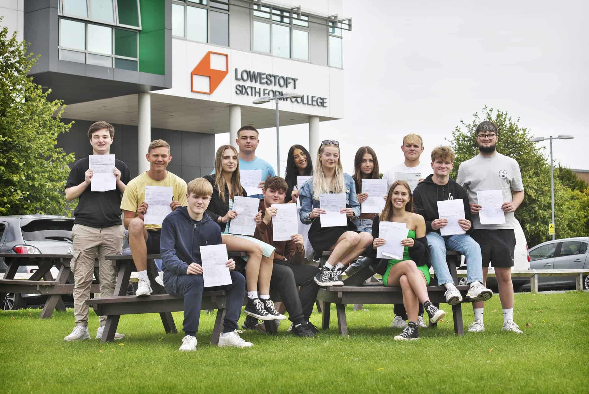 Lowestoft Sixth Form College, Results Day 2023